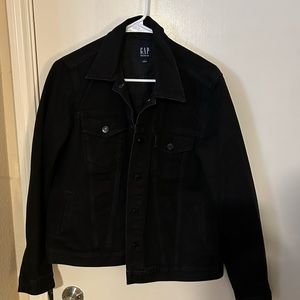Large gap denim black jean jacket